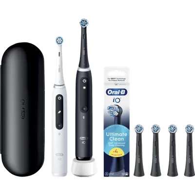 Oral-B iO 5N Doppelpack Schwarz und Weiß Vorteilspack