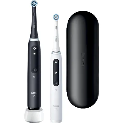 Oral-B iO 5N Schwarz und Weiß Doppelpack