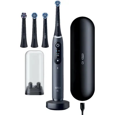 Oral-B iO 9 Schwarz Holiday Edition mit 4 Aufsteckbürsten