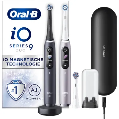 Oral-B iO 9n Rose Quartz und Onyx Schwarz Doppelpack Special Edition