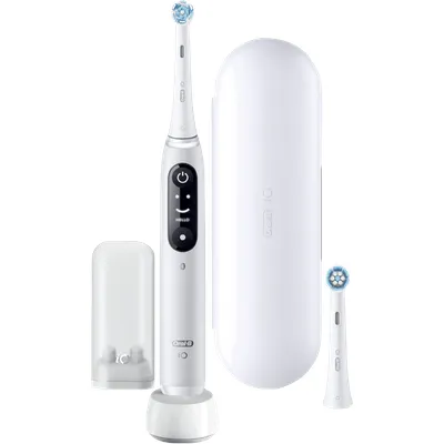 Oral-B iO Series 6N Weiß + zusätzliche iO Sanfte Reinigung Aufsteckbürste
