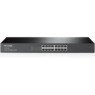 TP-Link TL-SF1016 Netzwerk-Switch 16-Port, Unmanaged, 16x 100 Mbit/s RJ45