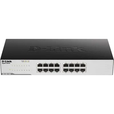 D-Link GO-SW-16G/E Easy Desktop Gigabit 16-Port Switch (1000 Mbit/s, Auto MDI/MDIX, Auto-Negotiation)