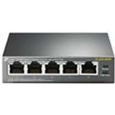 TP-Link TL-SG1005P Netzwerk-Switch 5-Port, Unmanaged, 5x Gigabit RJ45, 4x PoE+, 65W
