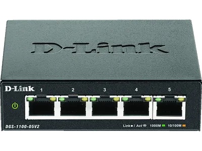 D-Link DGS-1100-05V2 Smart Managed Switch 5x Gigabit Ethernet