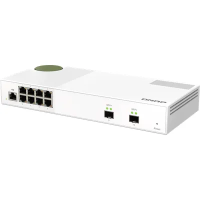 QNAP QSW-M2108-2S Smart Managed Switch [2x 10 Gigabit Ethernet SFP+, 8x 2,5 Gigabit Ethernet, Layer 2]
