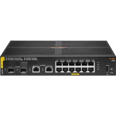 HPE Aruba Networking CX6100 16-Port Access Switch (JL679A) [14x Gigabit Ethernet, 2x 10G SFP+]
