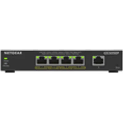 NETGEAR GS305EP SOHO Plus Switch [5x Gigabit Ethernet, 4x PoE+, 63W]
