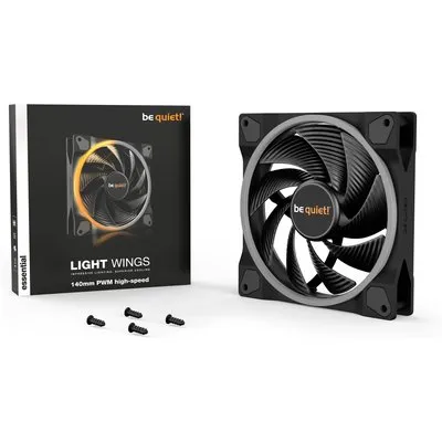 be quiet! LIGHT WINGS 140mm PWM high-speed | Gehäuselüfter