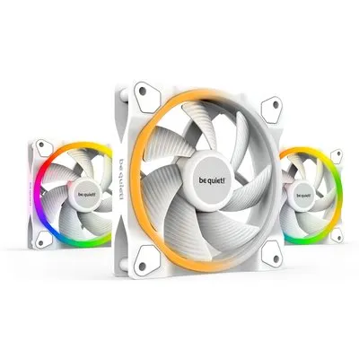 be quiet! LIGHT WINGS WHITE 140mm PWM | 3er-Pack Gehäuselüfter