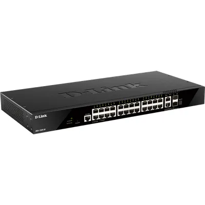D-Link DGS-1520-28 Smart Managed Switch [24x Gigabit und 2x 10 Gbit/s Ethernet, 2x 10 Gbit/s SFP+]