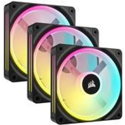CORSAIR iCUE LINK QX120 RGB Black 3er-Pack | Gehäuselüfter