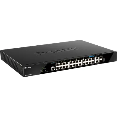 D-Link DGS-1520-28MP Smart Managed Switch 20x Gigabit, 4x 2.5 Gbit/s und 2x 10 Gbit/s Ethernet, 2x 10 Gbit/s SFP+
