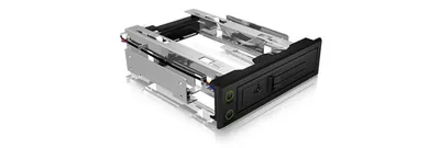 ICY BOX IB-166SSK-B Trägerloser Wechselrahmen für 3,5" SATA/SAS Festplatten