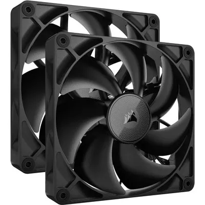 CORSAIR iCUE LINK RX140 schwarz | 2er-Pack 140mm Gehäuselüfter