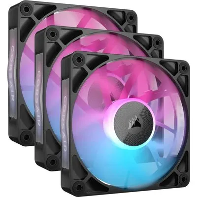 CORSAIR iCUE LINK RX120 RGB schwarz | 3er-Pack 120mm Gehäuselüfter