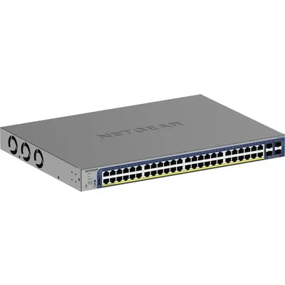 NETGEAR GS752TXPv3 Smart Managed Switch 48x Gigabit Ethernet (PoE+, max. 390W), 4x 10G SFP+