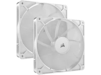 CORSAIR RS140 White 2er-Pack | 140mm Gehäuselüfter
