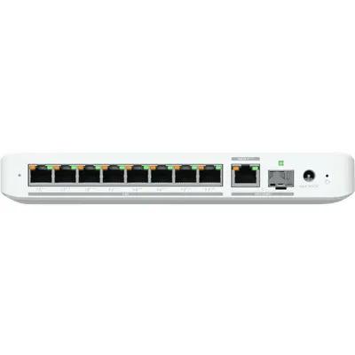 Ubiquiti Flex 2.5G PoE Managed Switch 8x 2.5 Gigabit Ethernet (PoE++), 1x 10G SFP+/RJ45 (PoE+++) Kombi Port
