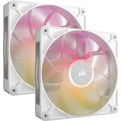 CORSAIR iCUE LINK RX140 MAX RGB weiß 2er-Pack | Gehäuselüfter