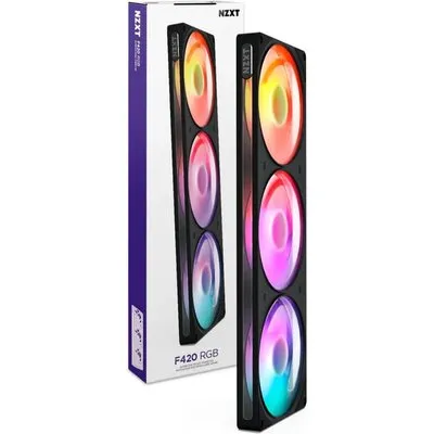 NZXT F Series F420 RGB Black | Gehäuselüfter