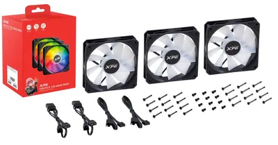 ADATA XPG VENTO R 120 ARGB 3-Pack Black | Gehäuselüfter