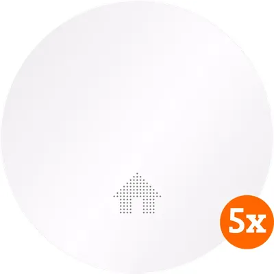 Elro Rauchmelder FS4610 Creme (10 Jahre) 5er-Pack