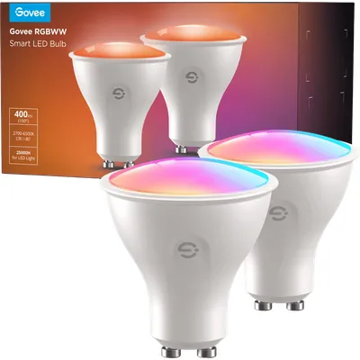 Govee weißes und farbiges Licht GU10 Doppelpack