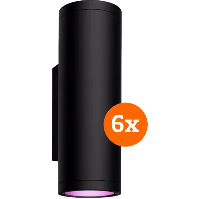 Philips Hue Appear Wandleuchte White & Color 6er-Pack