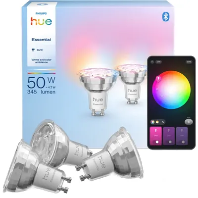 Philips Hue Essential White & Color GU10 3er-Pack