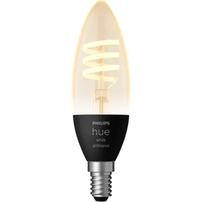 Philips Hue Filamentlampe White Ambiance Kerzenlampe E14 Einzelne Lampe