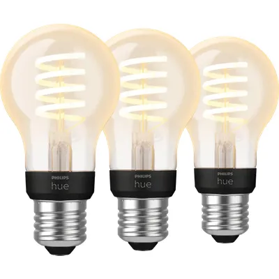 Philips Hue Filamentlampe White Ambiance Standard E27 3er-Pack