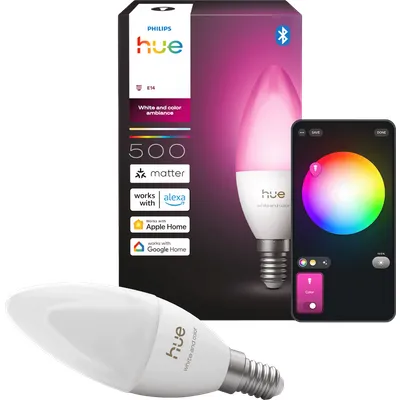 Philips Hue Kerzenlampe White & Color E14 Einzelne Lampe