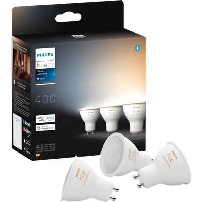 Philips Hue White Ambiance GU10 3er-Pack