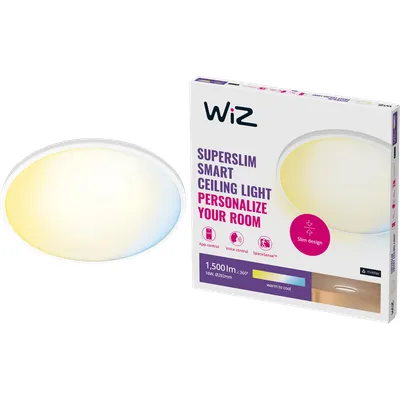 WiZ Deckenleuchte Superslim - Licht in allen Weißtönen