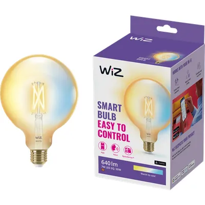 WiZ Smart Filamentlampe Globe XL - Warmes bis kaltweißes Licht - E27