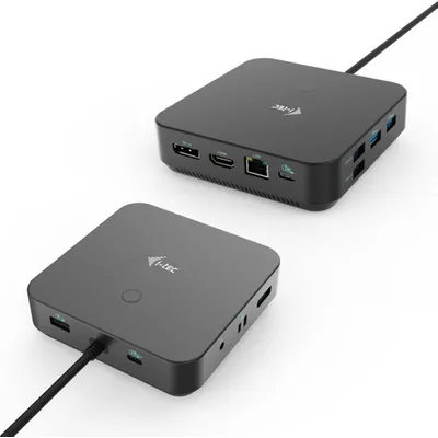 i-tec USB-C HDMI Dual DP Docking Station mit Power Delivery 100 W