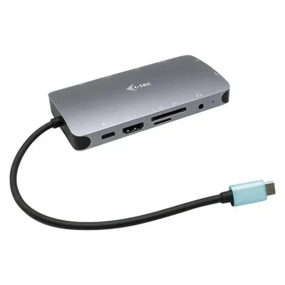 i-tec USB-C Metal Nano Dock HDMI/VGA with LAN & Power Delivery 100 W & Charger 112W