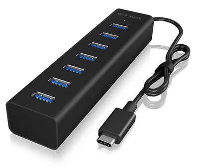 ICY BOX IB-HUB1700-C3 Type-C zu 7 Port USB 3.0 Hub