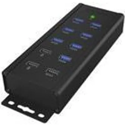 ICY BOX IB-HUB1703-QC3 - 7 Port USB 3.0 Hub mit 3 Ladeanschlüsse