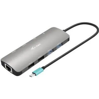 i-tec USB-C Metal Nano 2x HDMI Docking Station + PD 100W