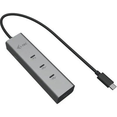 i-tec USB-C Charging Metal HUB 5port mit USB-C video 8K, Power Delivery 85W