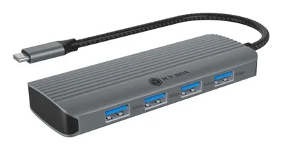 Icy Box 6 in 1 Docking station 1x HDMI 4K60Hz 4x USB Type-A 5 Gb