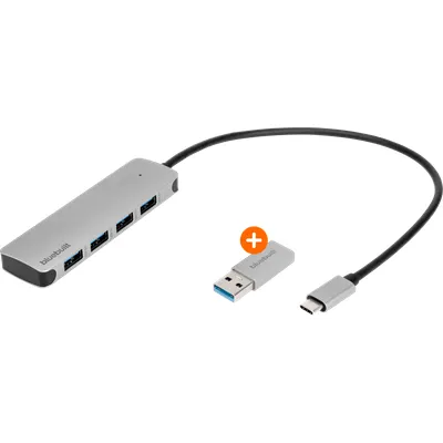 BlueBuilt USB-A/C 3.0 Hub mit 4 Ports