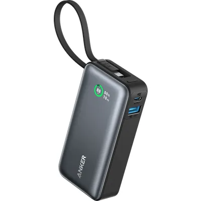 Anker Nano Powerbank 10.000 mAh mit Schnellladefunktion Schwarz
