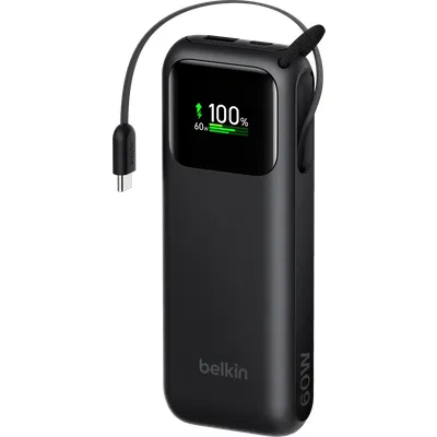 Belkin Powerbank 11.000 mAh mit Schnellladefunktion 60 Watt Schwarz