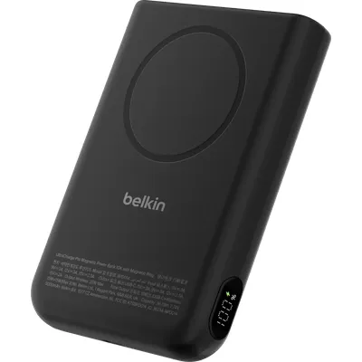 Belkin UltraCharge Pro Wireless Powerbank mit MagSafe 10.000 mAh mit Schnellladen Schwarz