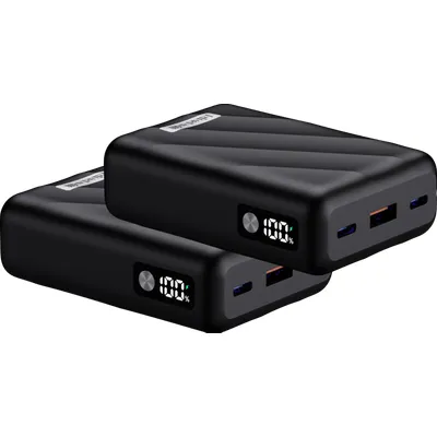 BlueBuilt Power Bank 10.000 mAh mit Schnellladen 30 Watt Doppelpack