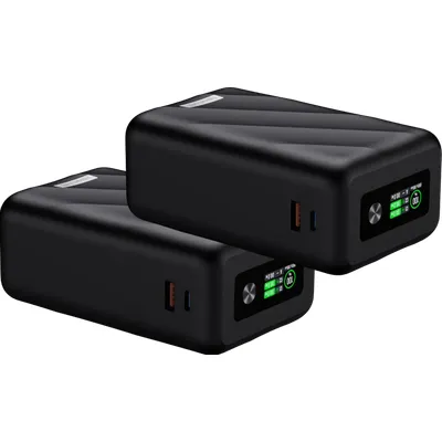 BlueBuilt Power Bank 27.000 mAh mit Schnellladen 140 Watt Doppelpack