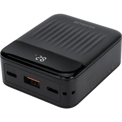 BlueBuilt Powerbank 10.000 mAh mit Schnellladefunktion Schwarz